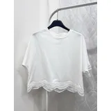 T-Shirt & Top(D) Genere T-Shirt Donna Primavera/Estate Made in Italia Tempo libero Vari Colori Monocromo — foto 4
