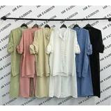 Completo Pantaloni T-Shirt Donna Autunno/Inverno Made in Italia Tempo libero Colore Unico Standard — foto 3