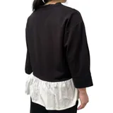 T-Shirt Donna Primavera Made in Italia Quotidiano Vari Colori Standard — foto 4