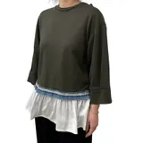 T-Shirt Donna Primavera Made in Italia Quotidiano Vari Colori Standard — foto 1