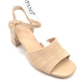 Sandali con Tacchi Donna Estate Made in Cina Quotidiano Tacco Largo Aperta — foto 2