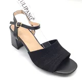 Sandali con Tacchi Donna Estate Made in Cina Quotidiano Tacco Largo Aperta — foto 1