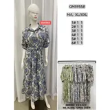Vestiti Donna Primavera/Estate Made in Cina Quotidiano Vari Colori Standard Cotone — foto 1