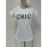 T-Shirt & Top(D) Genere T-Shirt Donna Primavera/Estate Made in Italia Quotidiano Colore Unico Standard — foto 1