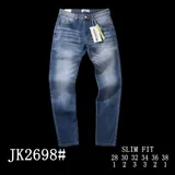 Jeans Uomo Quattro stagioni Made in Cina Quotidiano Colori Casuale Standard — foto 1