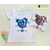 T-Shirt Donna Primavera/Estate Made in Cina Quotidiano Vari Colori Standard — foto 3