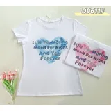 T-Shirt Donna Primavera/Estate Made in Cina Quotidiano Vari Colori Standard — foto 2