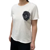 T-Shirt Donna Primavera/Estate Made in Italia Quotidiano Colore Unico Standard — foto 1
