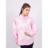 Camicia Camicia Casual Donna Primavera/Estate Made in Cina Tempo libero Colore Unico Standard Cotone — foto 1