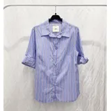 Camicie(D) Genere Camicia Donna Primavera/Estate Made in Italia Righe Cotone — foto 1