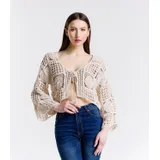 Cardigan Cardigan Donna Primavera/Estate Made in Italia Quotidiano Colore Unico — foto 1