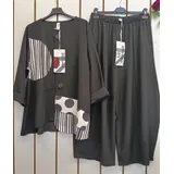 Completo(D) Genere Completo Donna Primavera Made in Italia Tempo libero Colori Casuale Curvy(taglie forti) Fiori — foto 1