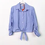 Camicetta Camicia Donna Primavera/Estate Made in Italia Quotidiano Vari Colori — foto 1