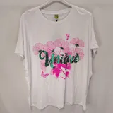 T-Shirt & Top(D) Genere T-Shirt Donna Estate Made in Italia Quotidiano Vari Colori Curvy(taglie forti) — foto 3
