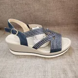 Sandali(D) Genere Sandali con Zeppa Donna Made in Cina — foto 3