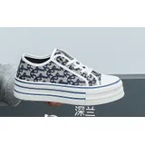 Sneakers Skate Donna Primavera Made in Cina Tempo libero Vari Colori Plateau Anteriore Tonda — foto 5