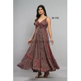 Vestiti Donna Estate Made in India Quotidiano Colori Casuale Standard Seta — foto 1