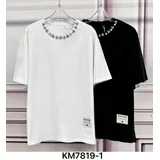 T-Shirt Donna Primavera/Estate Made in Cina Quotidiano Colore Unico Standard Monocromo — foto 1