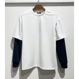 Felpa Uomo Uomo Quattro stagioni Made in Italia Quotidiano Vari Colori Standard — foto 3