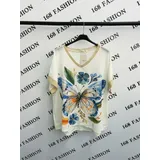Camicia Maglie Donna Autunno Made in Italia Quotidiano Vari Colori Standard — foto 3