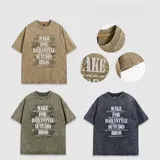 T-shirt Uomo Uomo Estate Made in Cina Quotidiano Vari Colori Oversize — foto 1