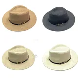 Cappello di Paglia Primavera/Estate Made in Cina Quotidiano Vari Colori — foto 1