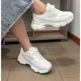 Sneakers(D) Genere Sneakers basse Donna Quattro stagioni Made in Cina Quotidiano Plateau Anteriore Tonda — foto 4