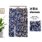 Pantaloni(D) Genere Pantaloni Donna Primavera/Estate Made in Cina Quotidiano Colori Casuale Curvy(taglie forti) Multicolore — foto 1