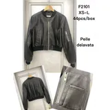 Giacche(D) Genere Giacca di Pelle Giacca Donna Quattro stagioni Made in Cina Tempo libero Colore Unico Standard — foto 1