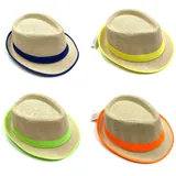 Cappello di Paglia Primavera/Estate Made in Cina Quotidiano Vari Colori — foto 1