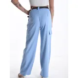 Pantaloni(D) Genere Pantaloni Donna Primavera/Estate Made in Italia Quotidiano Colore Unico Standard Monocromo Bottoni — foto 3