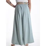 Pantaloni(D) Genere Pantaloni Donna Primavera/Estate Made in Italia Quotidiano Colore Unico Oversize Monocromo elastico — foto 5