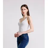 Canottiera Donna Primavera/Estate Made in Italia Quotidiano Colore Unico Standard — foto 15
