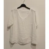 T-Shirt & Top(D) Genere T-Shirt Donna Estate Made in Italia Quotidiano Colore Unico Standard — foto 9
