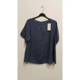 T-Shirt & Top(D) Genere T-Shirt Donna Estate Made in Italia Quotidiano Colore Unico Standard — foto 4