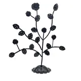 Espositore per Orecchini a Forma di Pianta con Foglie Forate – 35x32cm — foto 1