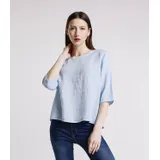 Camicetta Camicia Elegante Donna Primavera/Estate Made in Italia Quotidiano Vari Colori Standard — foto 7