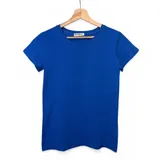 T-Shirt Donna Primavera/Estate Made in Cina Quotidiano Vari Colori Standard Monocromo — foto 3