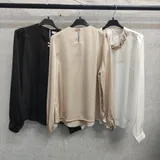 Camicie(D) Genere Camicia Camicia Elegante Donna Quattro stagioni Made in Cina Quotidiano Colore Unico Standard — foto 3