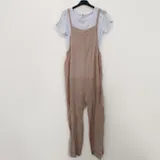 Tuta Jumpsuit Donna Primavera/Estate Made in Italia Quotidiano Vari Colori Standard Monocromo — foto 3