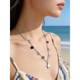 Collana Primavera/Estate Made in Cina Quotidiano Vari Colori — foto 1
