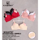 Intimo(D) Genere Reggiseni Donna Quattro stagioni Made in Italia Quotidiano Vari Colori Standard Multicolore Spalline normali Balconcino — foto 1