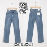 Jeans(D) Genere Jeans Larghi Donna Quattro stagioni Made in Cina Tempo libero Colore Unico Curvy(taglie forti) — foto 1