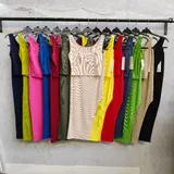 Completo(D) Genere Tuta Jumpsuit Donna Estate Made in Italia Quotidiano Colore Unico Standard — foto 1