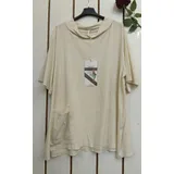 Camicie(D) Genere Camicetta Camicia Casual Donna Estate Made in Italia Tempo libero Colori Casuale Curvy(taglie forti) Monocromo Viscosa — foto 5