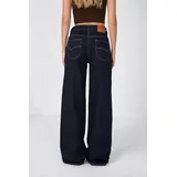 Jeans(D) Genere Jeans Larghi Donna Quattro stagioni Made in Cina Tempo libero Colore Unico Standard — foto 5