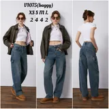 Jeans(D) Genere Jeans Larghi Donna Quattro stagioni Made in Cina Tempo libero Colore Unico Standard — foto 1