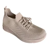 Sneakers basse Donna Primavera Made in Cina Tempo libero Colore Unico Plateau Anteriore Tonda — foto 3
