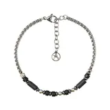 Bracciale Uomo con Sfere e Pietre — foto 1