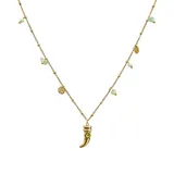 Collana Portafortuna con Charms Pietre e Corno — foto 5